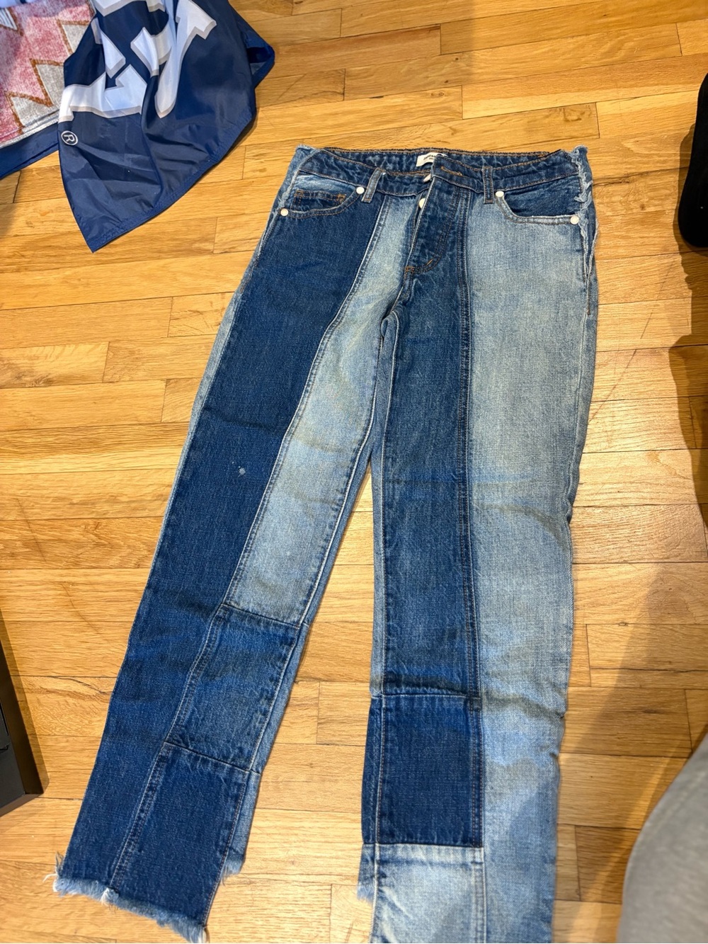 Patchwork Zadig Blue Jeans